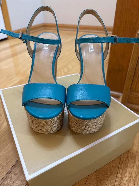 Michael Kors Shoes - Michael Kors strappy wedges